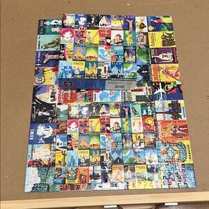 Colorful Travel Poster Jigsaw Puzzle